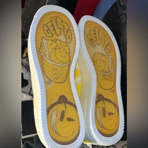 Yums Patent Leather yellow Gelato Low sneakers size 13 men’s/ 14.5 women - Picture 5 of 6